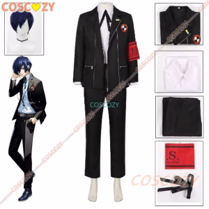 Makoto Yuki's P3 Gekkoukan High School Uniform Cosplay Outfit with Wig and Accessories for Everyday Use as a Gift