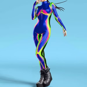 Colorful, Figure-Hugging Bodysuit with Thumbholes and Front Zipper for Women: A Stylish Choice for Cosplay, Halloweens, and Carnivals

or

Elegant and Chic Slim-Fitting Bodysuit with Thumb Sleeves and Front Zipper - Perfect for Women's Cosplay, Halloween, and Carnival Events