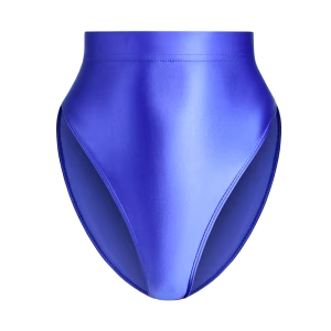 Shiny Glossy Bikini Tights for Women, High Waist Leggings, Short Pants, Shaping Underpants, Shaping Panties, Sexy Buttocks