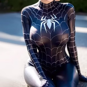 Womens' Spooky Cosplay Gala: Spider-Themed Parallel Universe Hero Attire