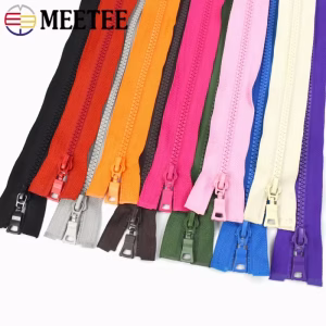5Pc 5# Resin Zippers Close-End 15-25cm Open-End 30-80cm Zipper Closure for Jacket Garment Bags Decor Zips DIY Sewing Accessories