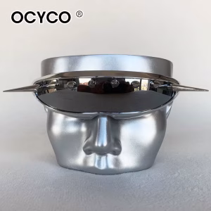 2026 Futuristic Punk Rivet Sunglasses Men Women Vintage Individuality Trendy Metal Sun Glasses One-piece Lenses Party Eyewear