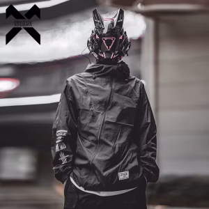 2025 Summer Sun Protection Jacket Coat Hip Hop Streetwear Ultrathin Sunscreen Jackets Thin Breathable Top