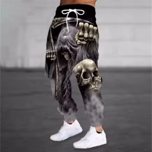 Autumn Winter New  Pants Fashion 3D Printed Sweatpants Men Loose Casual Pocket Drawstring Sweatpants