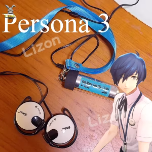 Persona 3 Cosplay Props: Makoto, Yuki, Minato, Arisato, Junpei, Iori in 3D Armbands and MP3 Walkman