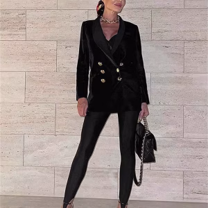 Korean Fashion High-Waisted Black Skinny Y2K Women's Pants Glitter Casual Club Leggings Long Winter Fashion 2025