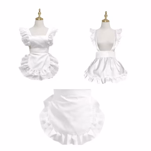 Halloween-Themed Women's Apron for Cosplay & Kitchen Use
